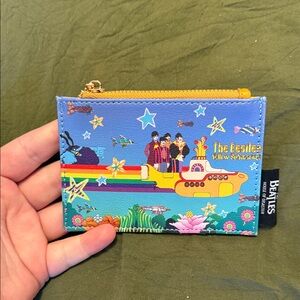 The Beatles Blue and Yellow Submarine Card Wallet